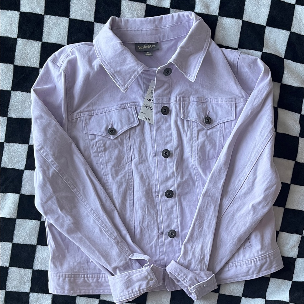 Women’s Lilac Denim Jacket